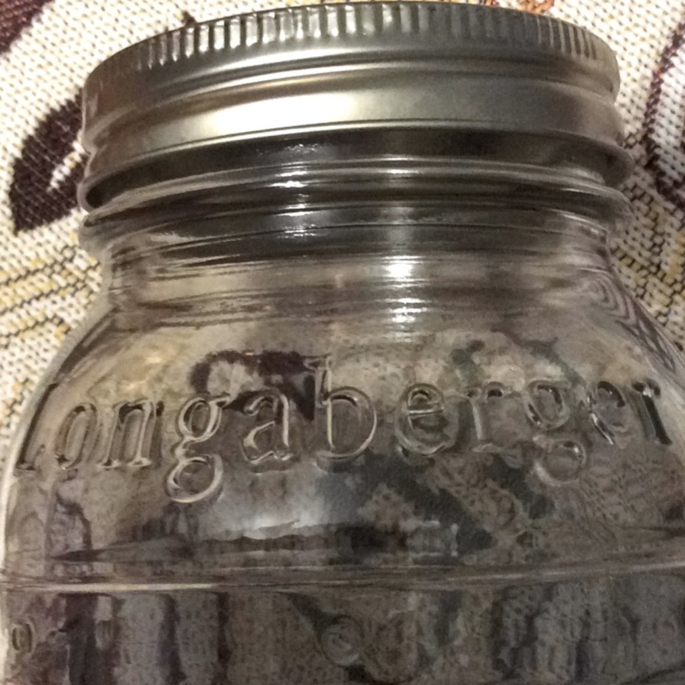 SET of 3 New Longaberger Woven Quart Canning Jar. USA. - Picture 3 of 5